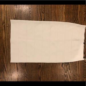 Bcbg white bandage skirt